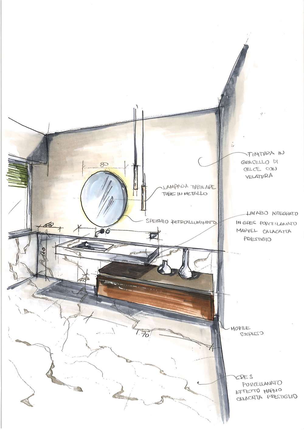 SCHIZZO PROGETTUALE BAGNO 2