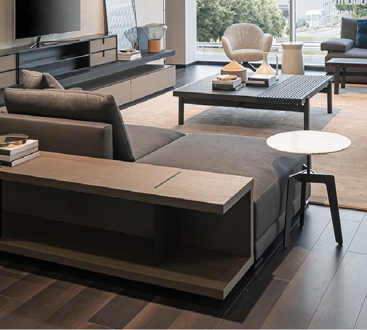 Consolle retrodivano in legno by Poliform