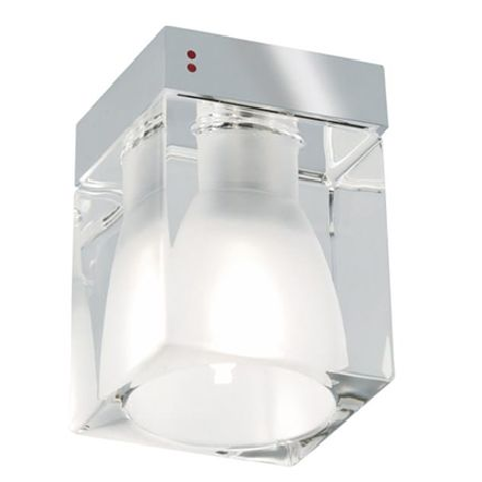 Faretto in cristallo a sofitto by Fabbian